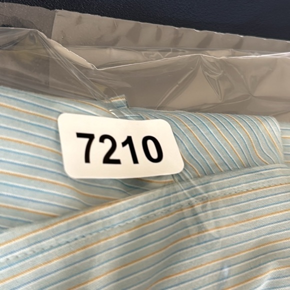 Quiksilver Button Front Short Sleeve Camp Shirt Men's L Blue Striped Outdoors - Picture 13 of 13